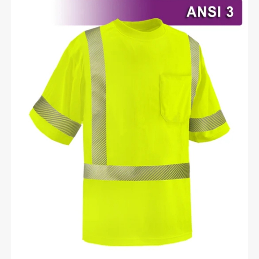 VEA Visibility Enhanced Apparel Work Shirt 3m Scotchlite NWT XL